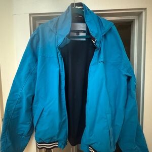 Tommy Hilfiger Teal Windbreaker Jacket